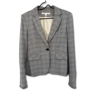 Veronica Beard Leo Schoolboy Blazer Dickey Jacket Long Sleeve Plaid Size 2